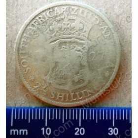 Two and Half Shillings, South Africa, 1927, Silver