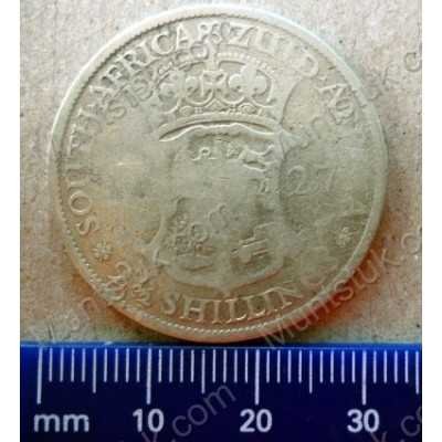 Two and Half Shillings, South Africa, 1927, Silver