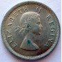 Two and Half Shillings, South Africa, 1957, Silver