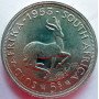 Five Shillings, South Africa, 1953, Silver Reverse