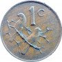One Cent(Afrikaans), South Africa, 1966, Bronze