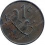 One Cent(English), South Africa, 1967, Bronze