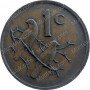 One Cent, South Africa, 1970, Bronze