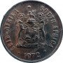 One Cent, South Africa, 1972, Bronze