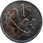 One Cent, South Africa, 1976, Bronze