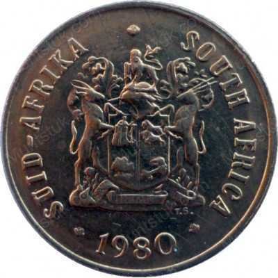 One Cent, South Africa, 1980, Bronze