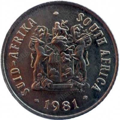 One Cent, South Africa, 1981, Bronze