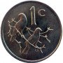 One Cent, South Africa, 1981, Bronze