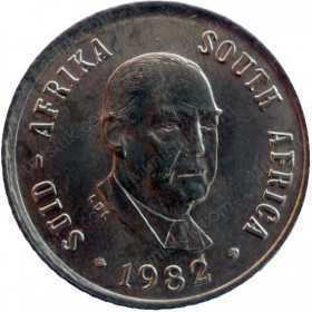 One Cent, South Africa, 1982, Bronze
