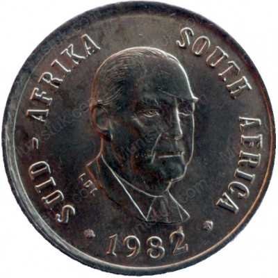 One Cent, South Africa, 1982, Bronze