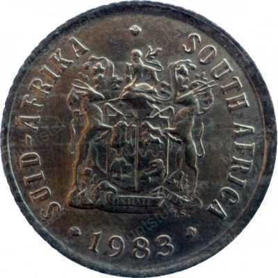 One Cent, South Africa, 1983, Bronze