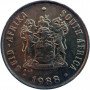 One Cent, South Africa, 1988, Bronze