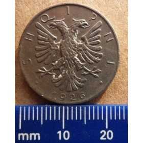 Albania Republic(1925-1928), ½ Lek, 1926