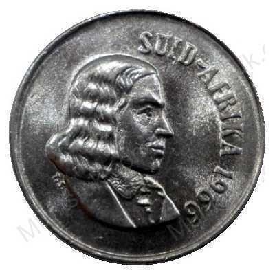 Ten Cent(Afrikaans), South Africa, 1966, Nickel