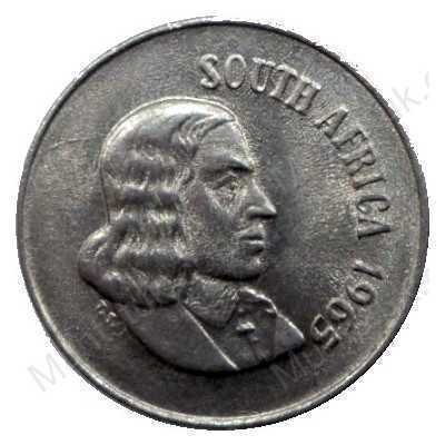 Ten Cent(English), South Africa, 1965, Nickel