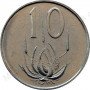 Ten Cent(English), South Africa, 1965, Nickel