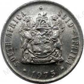 Ten Cent, South Africa, 1975, Nickel