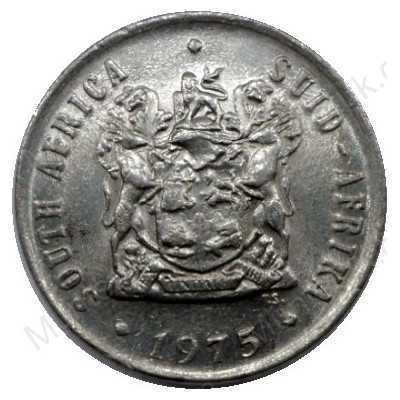 Ten Cent, South Africa, 1975, Nickel