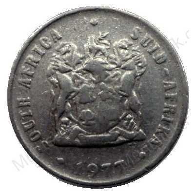 Ten Cent, South Africa, 1977, Nickel