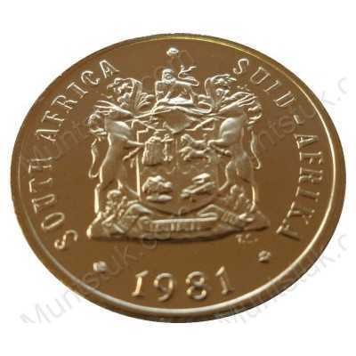 Ten Cent, South Africa, 1981, Nickel