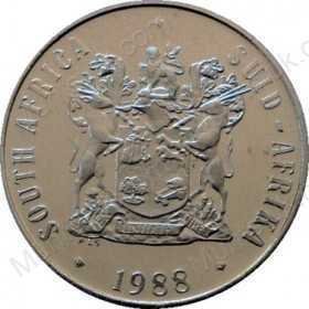 Ten Cent, South Africa, 1988, Nickel