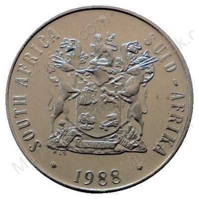 Ten Cent, South Africa, 1988, Nickel