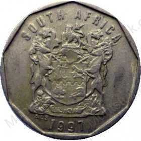 Ten Cent, South Africa, 1997, Bronze plated Steel