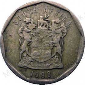 Ten Cent, South Africa, 1998, Bronze plated Steel