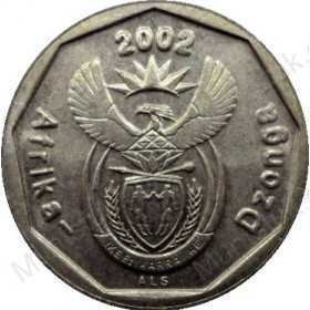 Ten Cent, South Africa, 2002, Bronze plated Steel