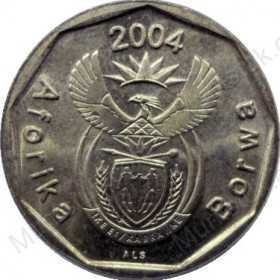 Ten Cent, South Africa, 2004, Bronze plated Steel