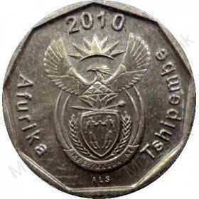 Ten Cent, South Africa, 2010, Bronze plated Steel