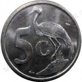 Five Cent, South Africa, 1999, Copper plated Steel