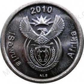 Five Cent, South Africa, 2010, Copper plated Steel