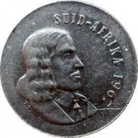 Five Cent(Afrikaans), South Africa, 1967, Nickel