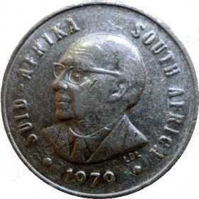 Five Cent, South Africa, 1979, Nickel