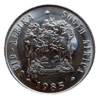 Five Cent, South Africa, 1985, Nickel
