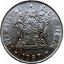 Five Cent, South Africa, 1987, Nickel obverse