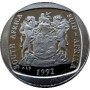 One Rand, South Africa, 1992, Nickel plated Copper