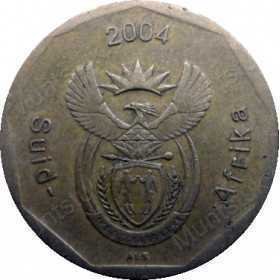 Fifty Cent, South Africa, 2004, Bronze plated Steel