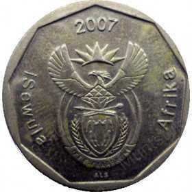 Fifty Cent, South Africa, 2007, Bronze plated Steel