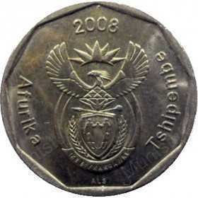 Fifty Cent, South Africa, 2008, Bronze plated Steel