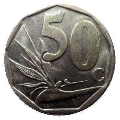 Fifty Cent, South Africa, 2011, Bronze plated Steel