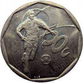 Fifty Cent, South Africa, 2002, Soccer, Bronze plated Steel