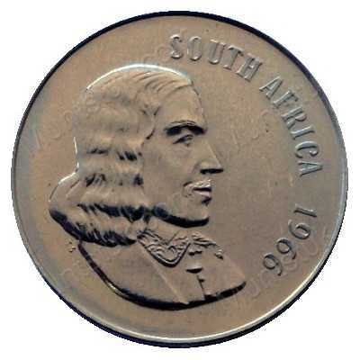 Fifty Cent(English), South Africa, 1966, Nickel
