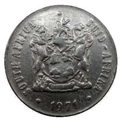 Fifty Cent, South Africa, 1971, NIckel