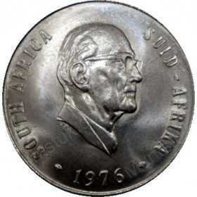 Fifty Cent, South Africa, 1976, Nickel
