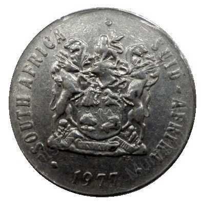 Fifty Cent, South Africa, 1977, Nickel