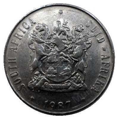 Fifty Cent, South Africa, 1987, Nickel