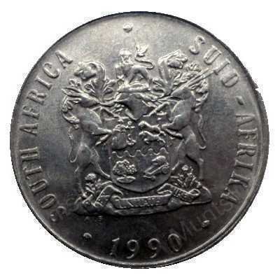 Fifty Cent, South Africa, 1990, Nickel