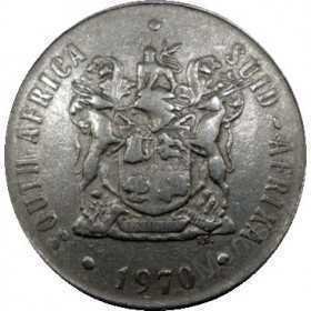 Fifty Cent, South Africa, 1970, Nickel